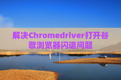 解决Chromedriver打开谷歌浏览器闪退问题